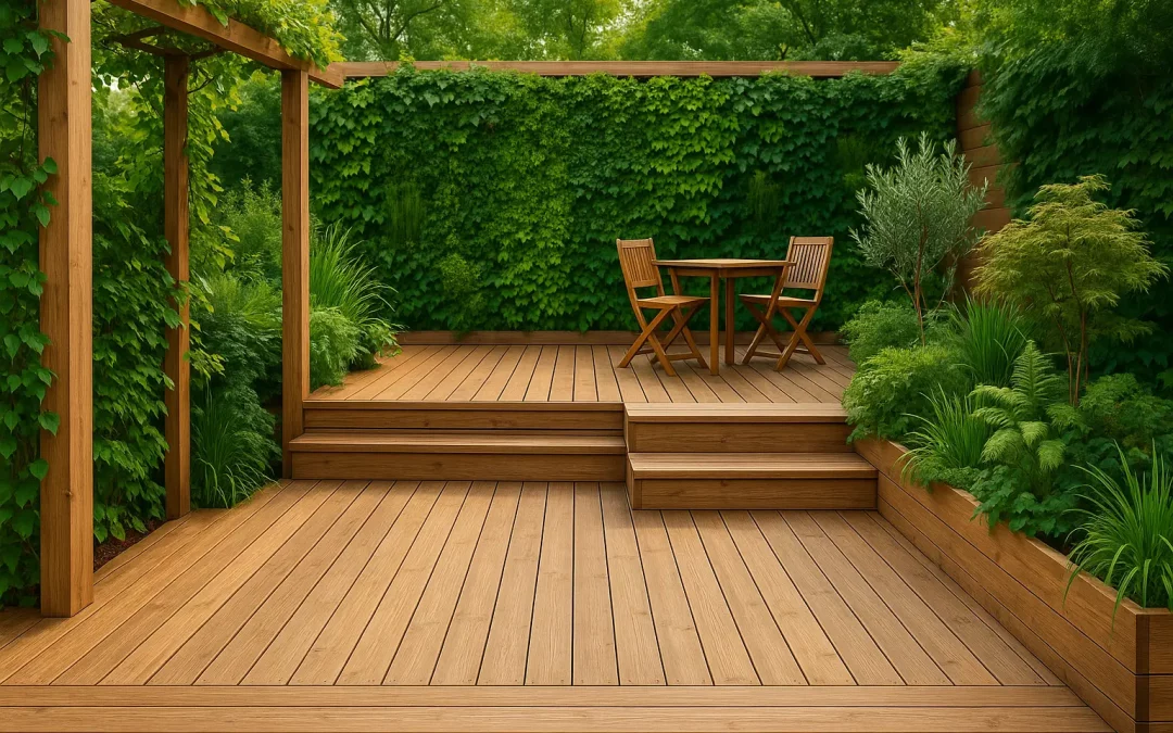 Idées terrasses bois et verdure : inspirations 2025