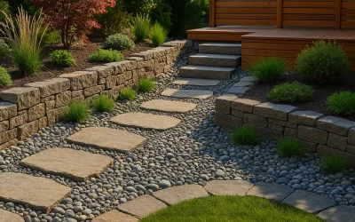 Design paysager avec pierres : réinventer votre extérieur