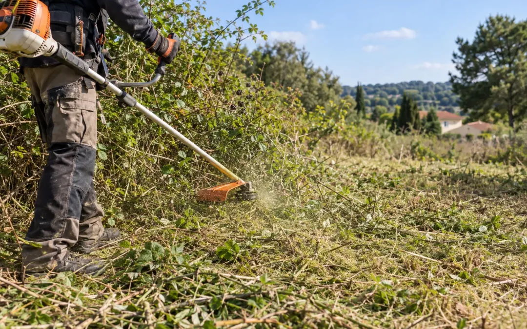 Prix débroussaillage au m² 2026 | Tarifs et exemples chiffrés